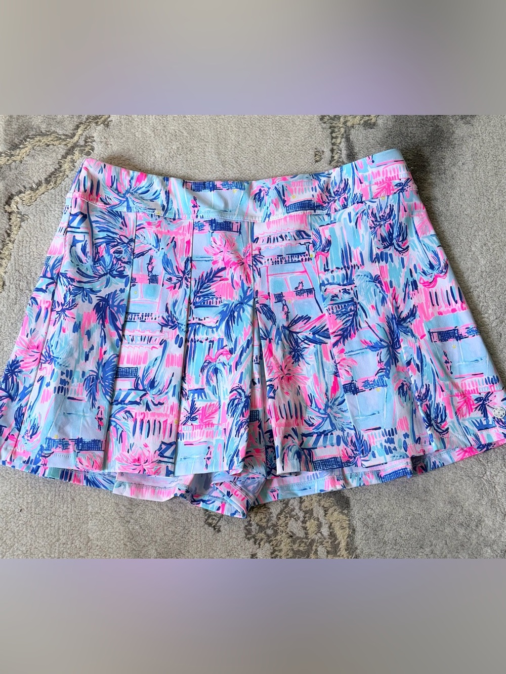 Lilly Pulitzer Luxletic Frazer “Ravello Blue” Sz 16